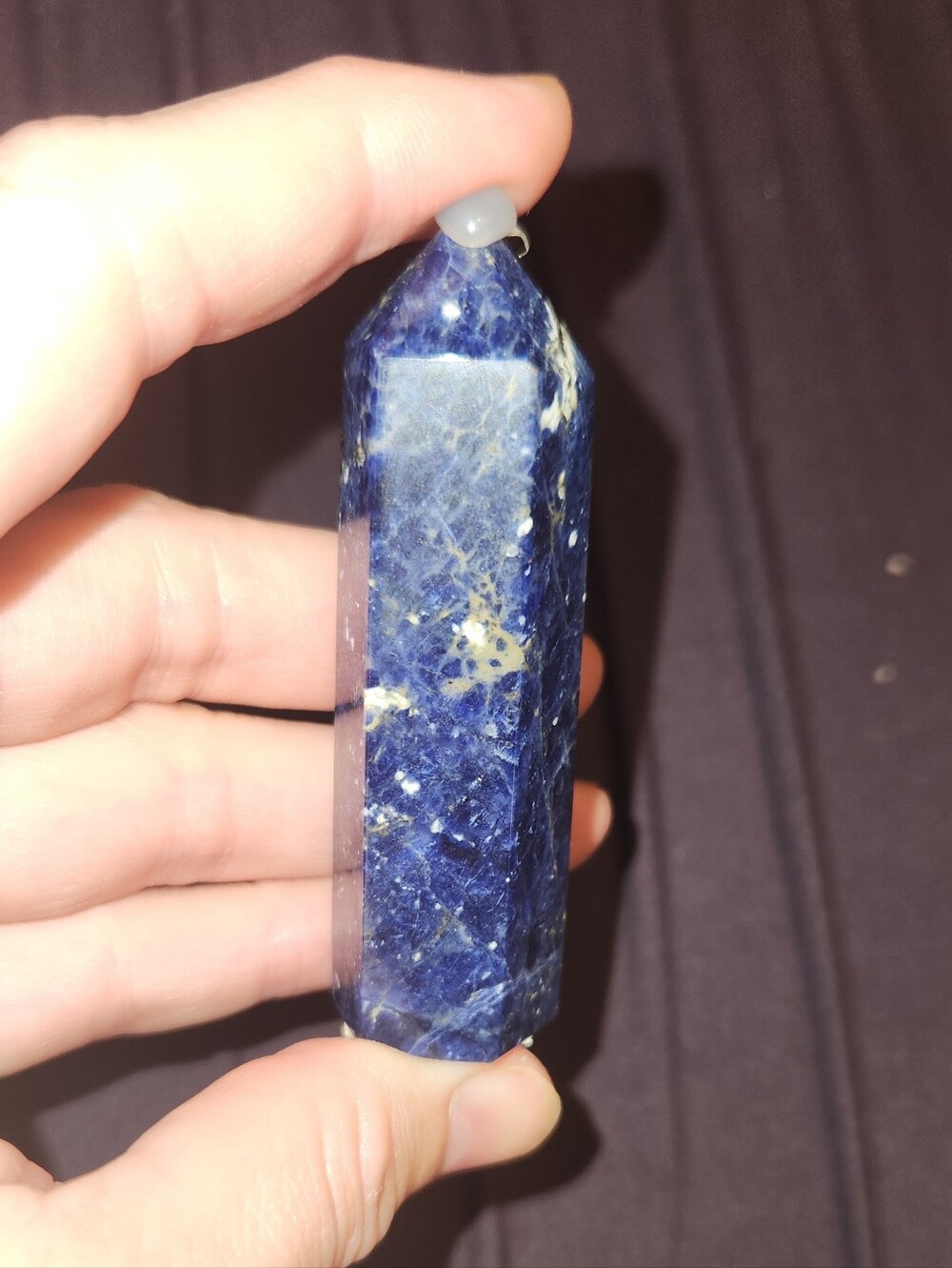 Sodalite Blue Crystal Tower